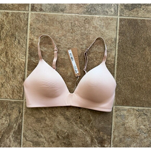 Skims Wireless Form T-shirt Bra Mica Size 32B - Picture 1 of 7